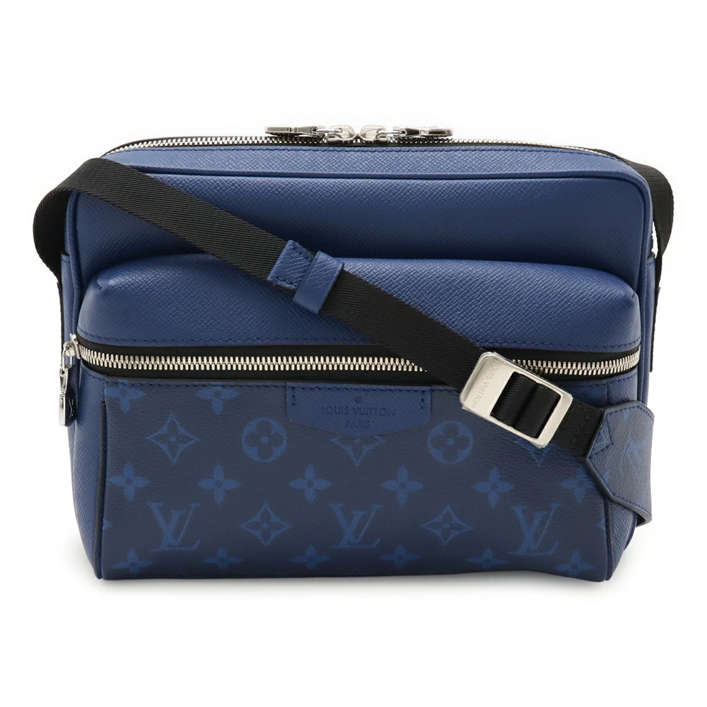 LOUIS VUITTON Taigarama Outdoor Messenger Crossbody Bag Cobalt Blue